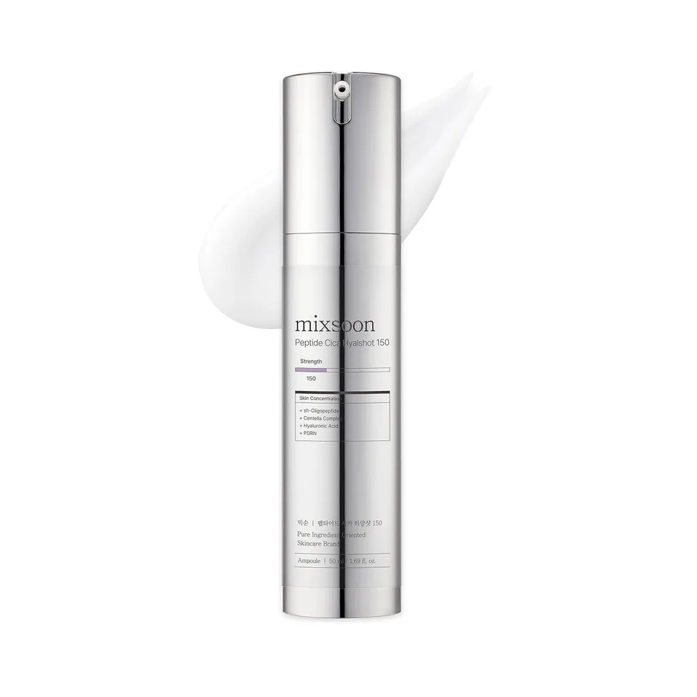 Сыворотка для лица mixsoon Peptide Cica Hyalshot 150 успокаивающая увлажняющая, для чувствительной кожи, 50 мл