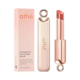 Бальзам для губ Athe Authentic Lip Glowy Balm сияющий глянцевый Crave 03, эффект стеклянных губ, 3,3 г — фото 1