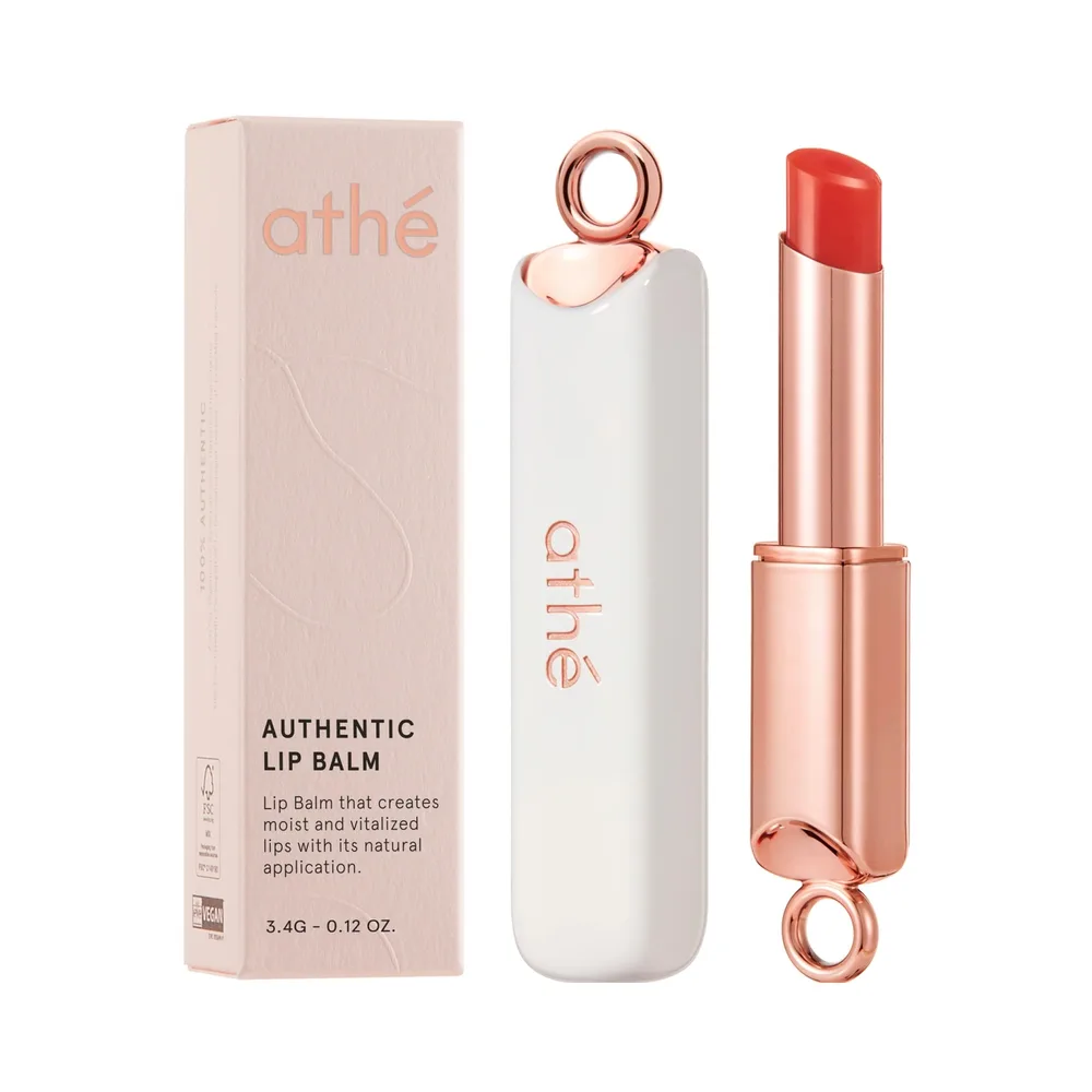 Бальзам для губ Athe Authentic Lip Balm Mellow 13 увлажняющий оттеночный, веганская формула, 3,4 г