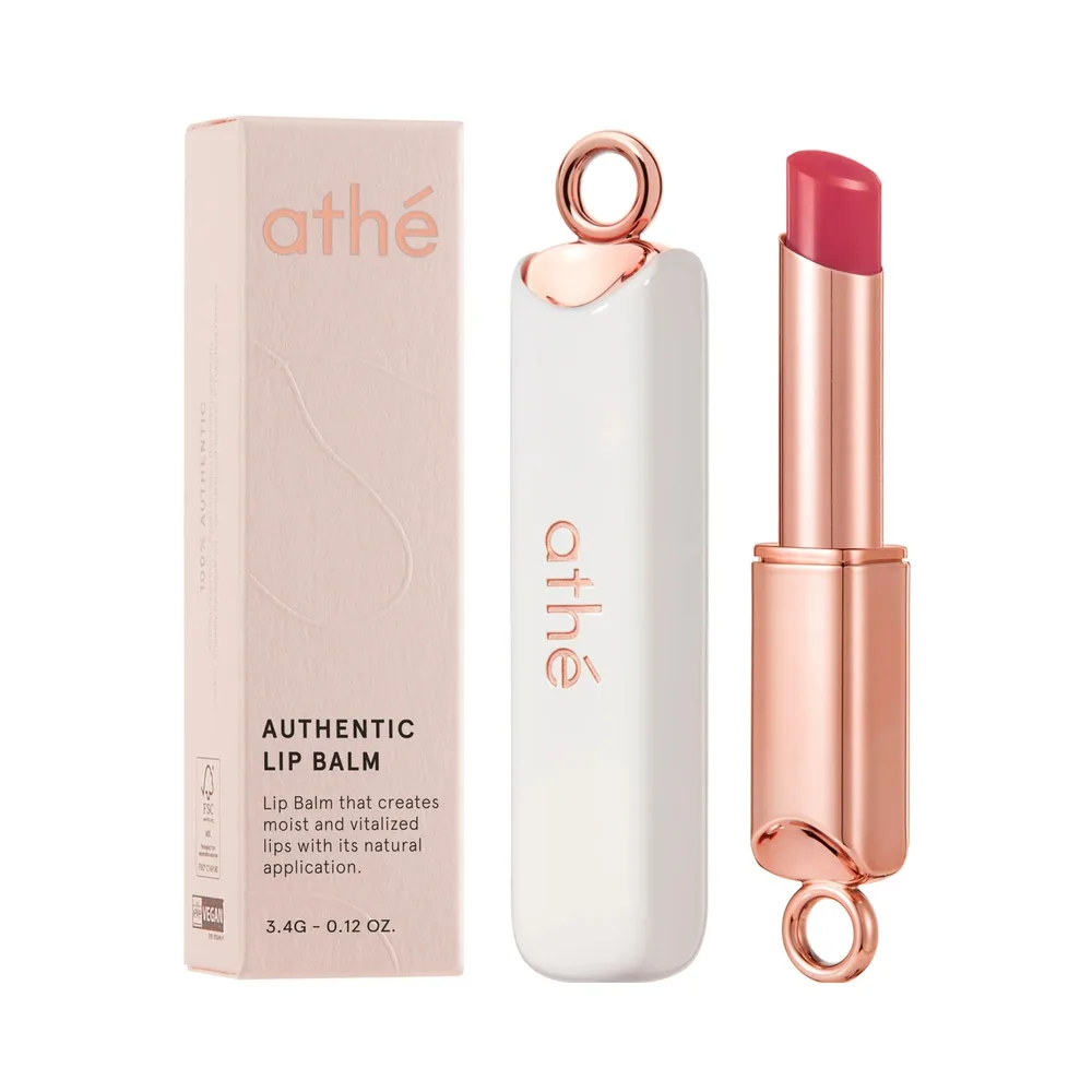 Бальзам для губ Athe Authentic Lip Balm Ruddy 14 питательный оттеночный, для сухих и чувствительных губ, 3,4 г