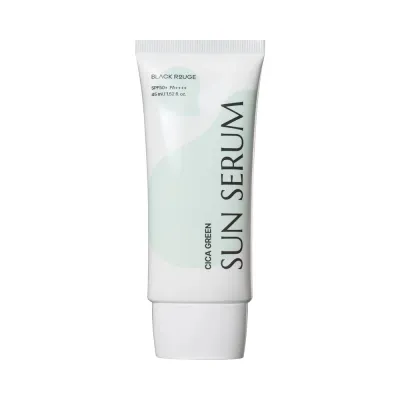 Сыворотка солнцезащитная Black Rouge Cica Green Sun Serum SPF 50+ PA++++ веганская, для чувствительной кожи, 45 мл