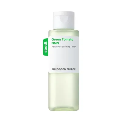Тоник для лица Sungboon Editor Green Tomato NMN Pore Hydro увлажняющий успокаивающий, 350 мл