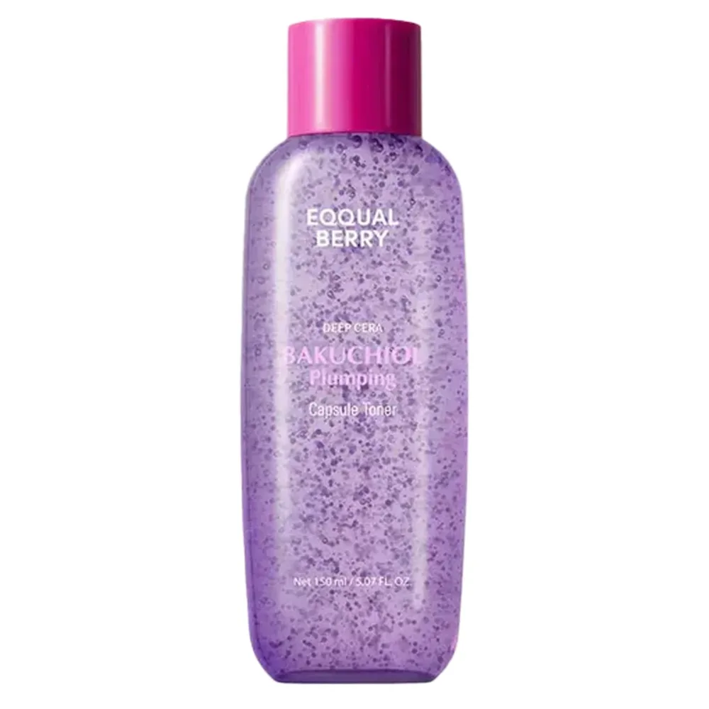 Тоник для лица EQQUALBERRY Bakuchiol Plumping Capsule капсульный с бакучиолом и церамидами, 150 мл
