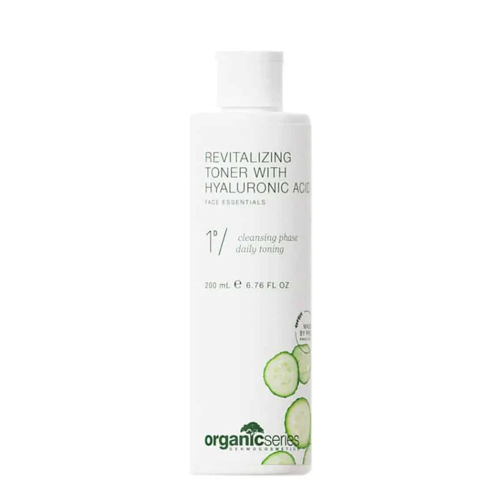 Тоник для лица Organic Series Revitalizing Toner ревитализирующий с гиалуроновой кислотой, для всех типов кожи, 200 мл
