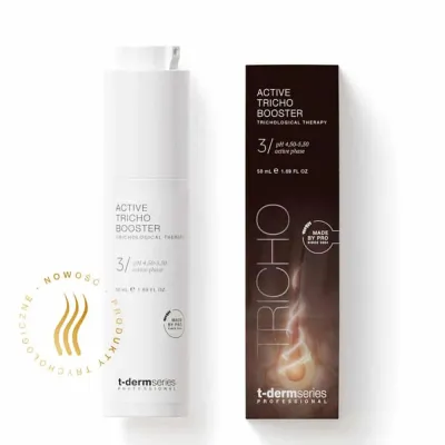 Активатор для кожи головы Organic Series Active Tricho Booster пептиды, кофеин, 50 мл