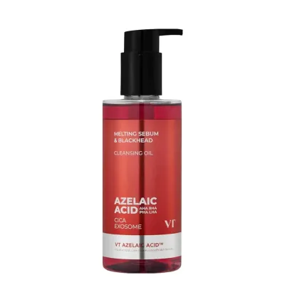 Гидрофильное масло VT Cosmetics Azelaic Acid AZ Care для снятия макияжа, для проблемной кожи, 200 мл