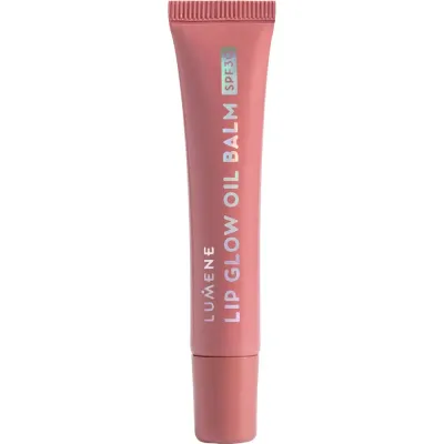 Бальзам-масло для губ Lumene Lip Glow Oil Balm SPF30 сияющий с защитой 1 Fudge, 10 мл