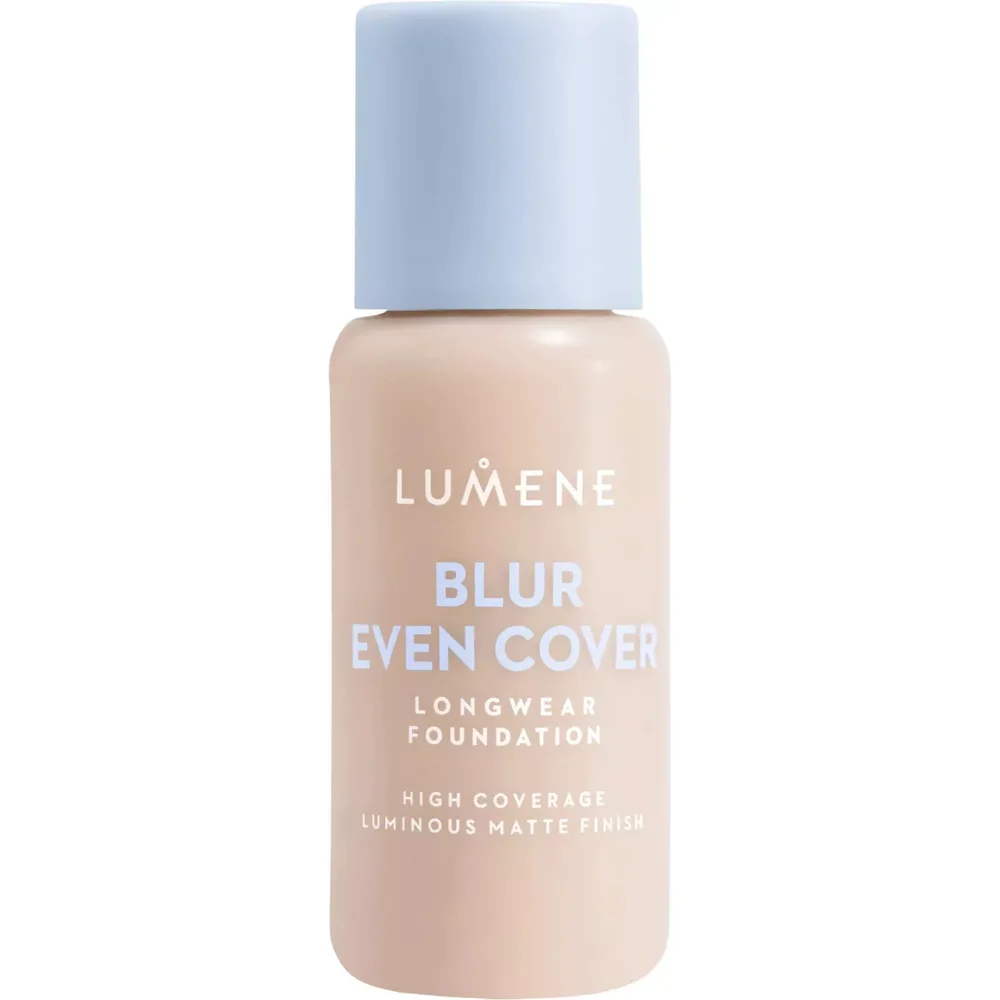 Тональный крем Lumene Blur Even Cover плотное покрытие, сияющий матовый финиш, оттенок 00, 30 мл