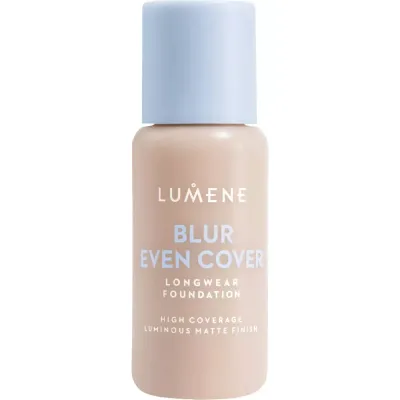 Тональный крем Lumene Blur Even Cover плотное покрытие, эффект размытия пор, оттенок 1.75, 30 мл