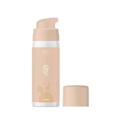Тональная основа Lovro Bubble Foundation воздушная текстура, сияющий финиш, оттенок 003 Sand, 50 мл