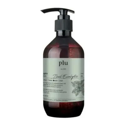 Гель для душа plu Therapy Body Wash Basil Eucalyptus для ежедневного мытья, с травяными экстрактами, 500 мл
