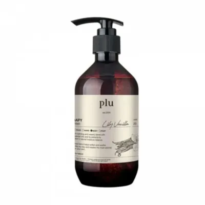 Гель для душа plu Therapy Body Wash Lily Vanilla кремовый, мягкий, с цветочно-ванильным ароматом, 500 мл