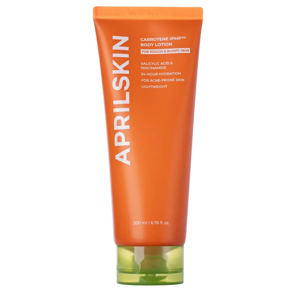 Молочко для тела APRILSKIN Carrotene IPMP успокаивающее увлажняющее, с церамидами и ниацинамидом, 200 мл