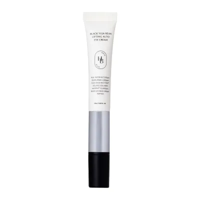 Крем для кожи вокруг глаз Heveblue Black Yuja Bean Lifting Auto Eye Cream с вибромассажным аппликатором, с ниацинамидом, 15 мл