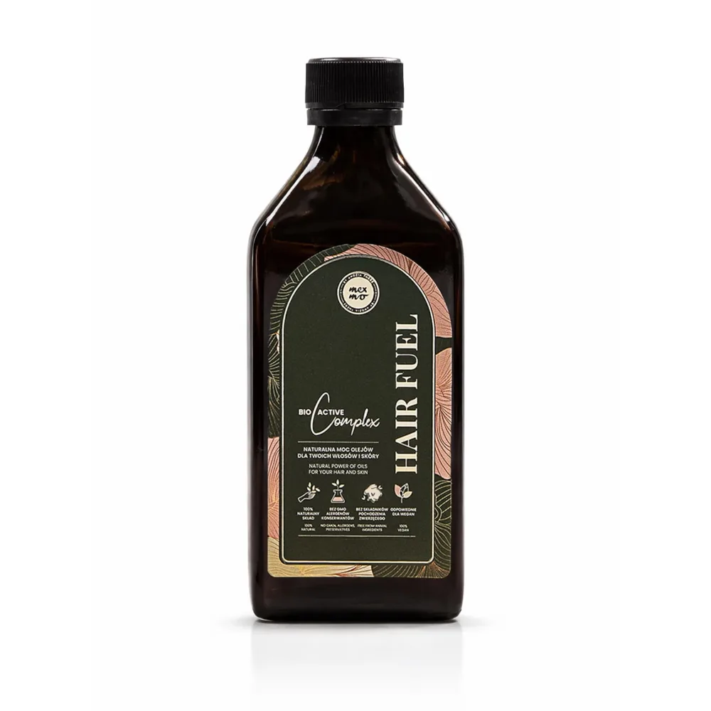 Масло питьевое Mexmo Hair Fuel BioActive Complex для волос и кожи, растительные масла и витамин E, 500 мл