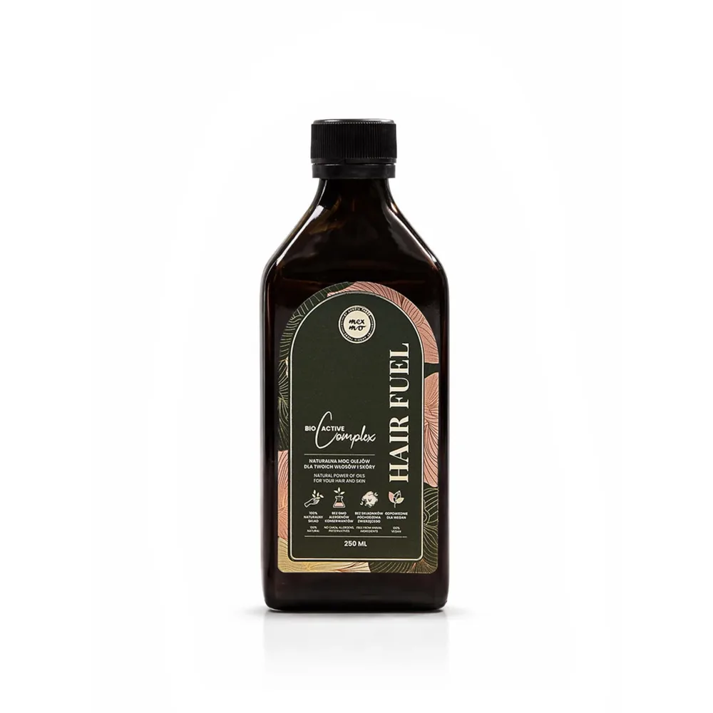 Масло питьевое Mexmo Hair Fuel BioActive Complex для волос и кожи, растительные масла и витамин E, 250 мл