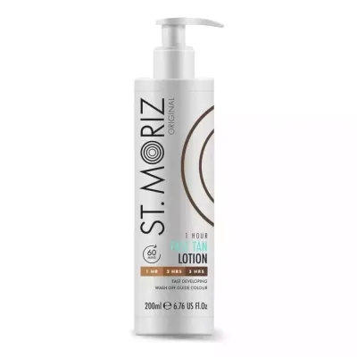 Лосьон-автозагар St. Moriz Original 1 Hour Fast Tan для тела с быстрым эффектом, без разводов, 200 мл