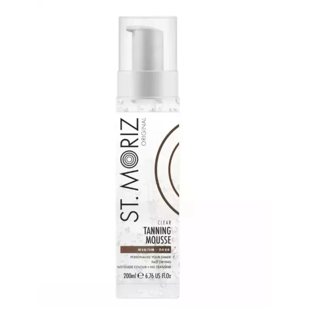 Автозагар St. Moriz Clear Tanning Mousse бесцветный, оттенок Medium Dark, 200 мл