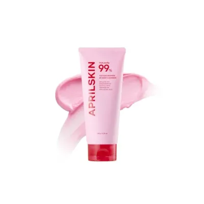 Крем для умывания APRILSKIN TXA Niacinamide 99 Deep Cleanser Pink Bubble Gum глубоко очищающий, с ниацинамидом, 120 г