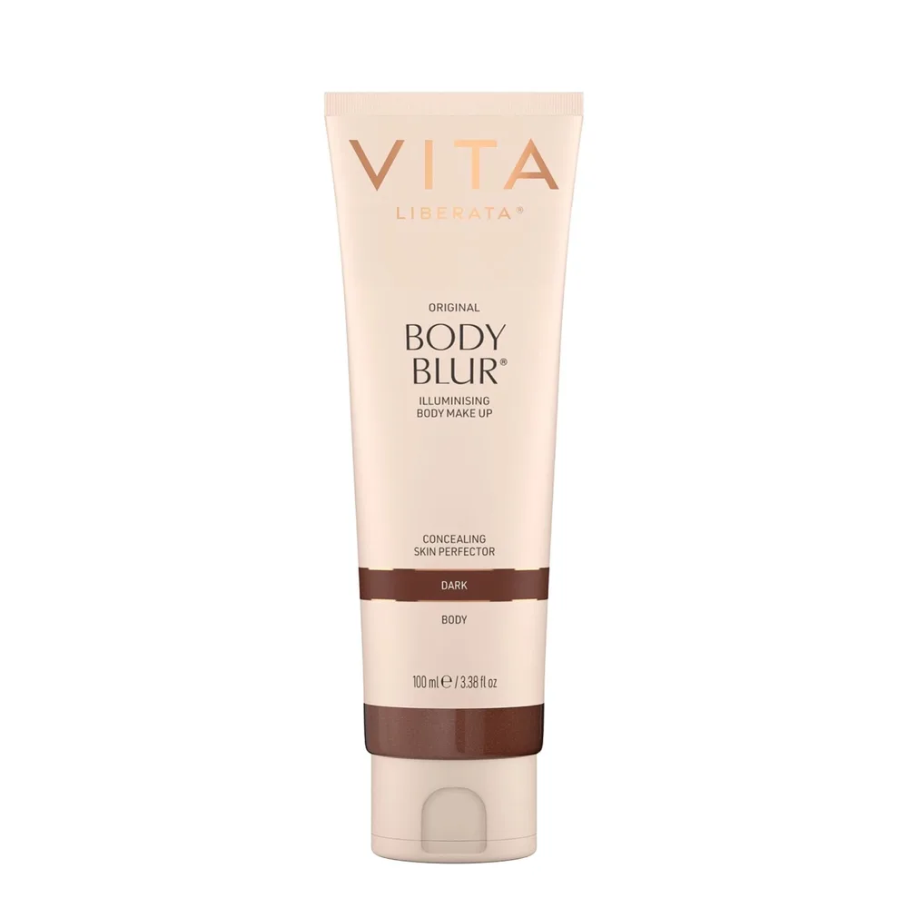 Крем для тела Vita Liberata Body Blur Dark бронзирующий разглаживающий, смываемый тон, тёмный оттенок, 100 мл