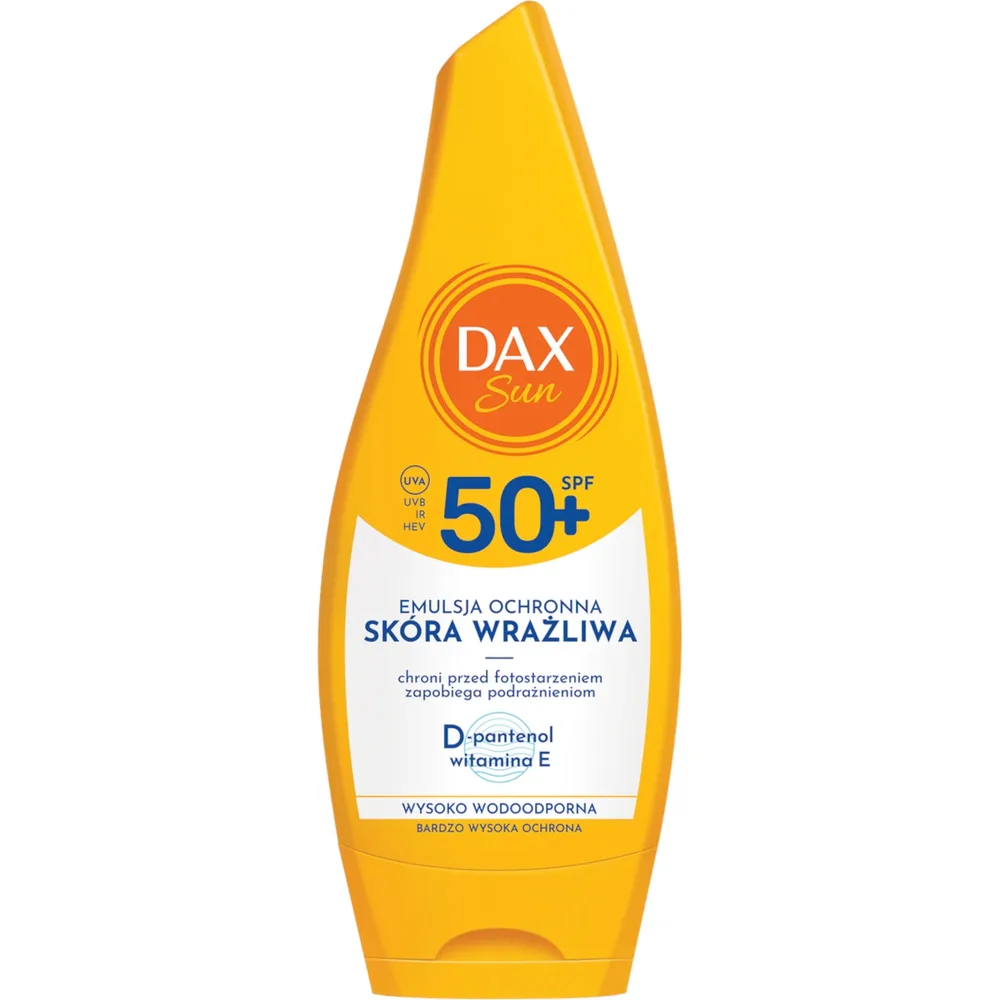 Эмульсия солнцезащитная Dax Sun SPF 50+ для чувствительной кожи тела, 160 мл