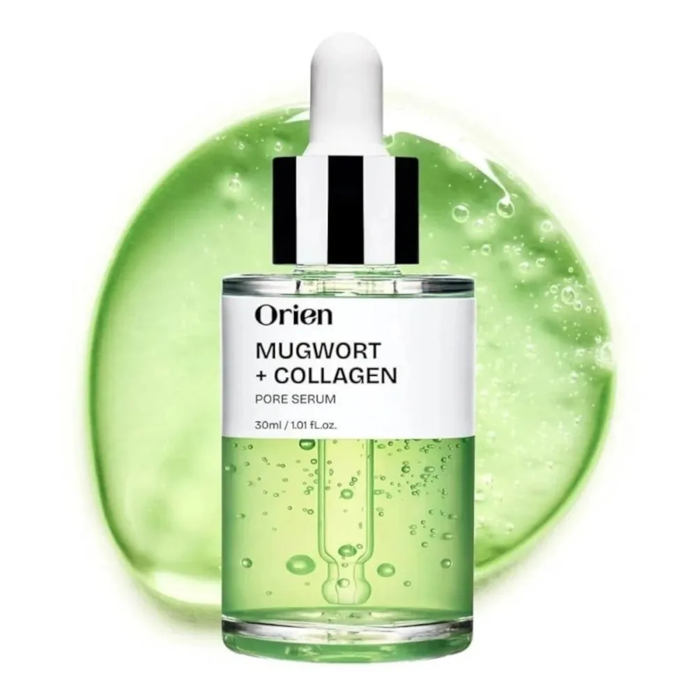 Сыворотка для лица Orien Mugwort Collagen Pore Facial Serum с коллагеном и полынью, для плотности кожи и пор, 30 мл