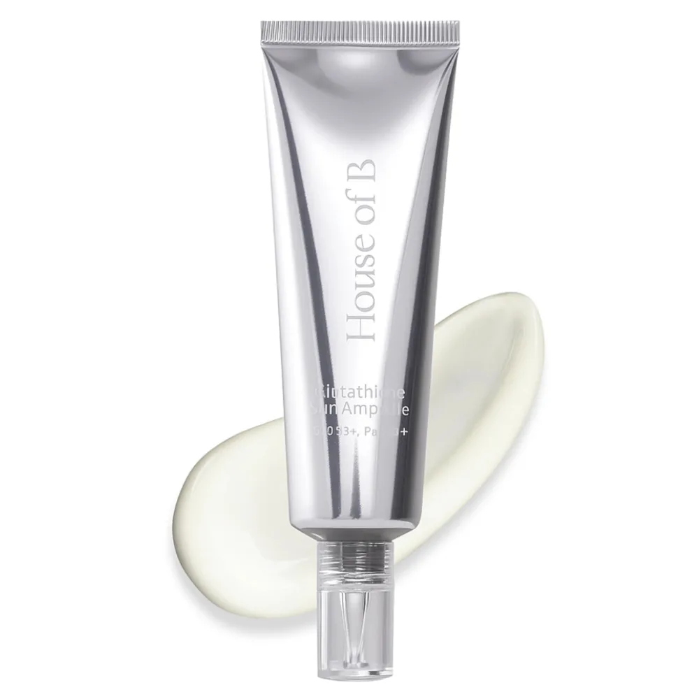Средство солнцезащитное для лица House of B Glutathione Sun Ampoule SPF50+ PA++++ с глутатионом и ниацинамидом, 50 мл