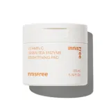 Патчи для лица innisfree Vitamin C Green Tea Brightening Pad тонизирующие с витамином C, для ровного тона, 60 шт — фото 1