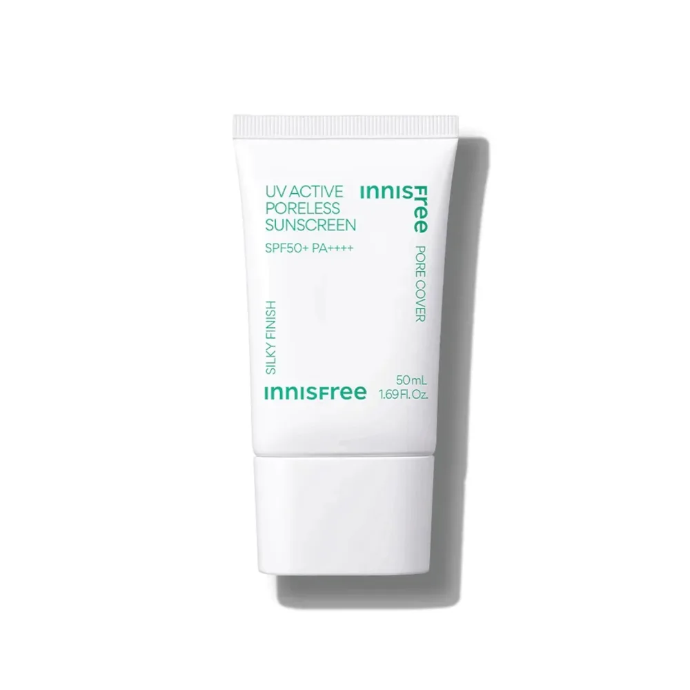 Средство солнцезащитное innisfree UV Active Poreless Sunscreen SPF50+ PA++++ крем для лица матирующий, для жирной кожи, 50 мл