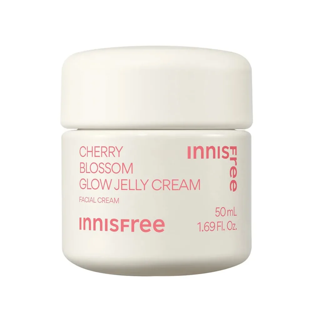 Гель для лица innisfree Cherry Blossom Glow Jelly Cream крем-желе с экстрактом вишни, увлажняющий, 50 мл