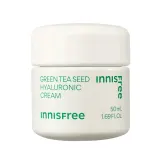 Крем для лица innisfree Green Tea Seed Hyaluronic Cream увлажняющий с зелёным чаем и гиалуроновой кислотой, 50 мл — фото 1