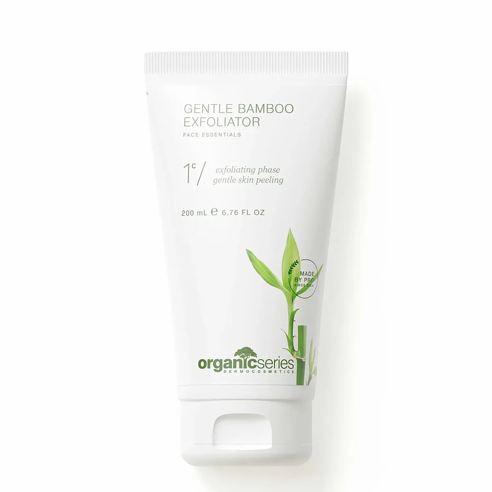 Скраб для лица Organic Series Gentle Bamboo Exfoliator мелкозернистый с маслом ши, 200 мл