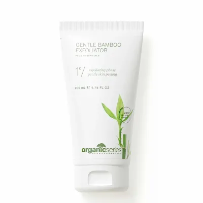 Скраб для лица Organic Series Gentle Bamboo Exfoliator мелкозернистый с маслом ши, 200 мл