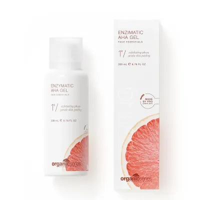 Гель для умывания Organic Series Enzimatic AHA энзимный с ананасом и гибискусом, 200 мл