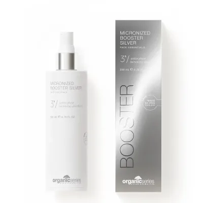 Бустер для лица Organic Series Micronized Booster Silver с микронизированным серебром, тоник-мист для проблемной кожи, 200 мл