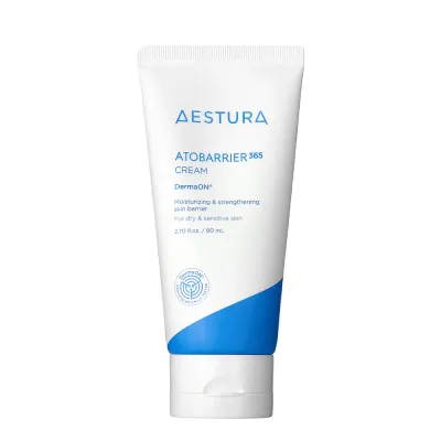 Крем для лица Aestura Atobarrier 365 Cream увлажняющий с церамидами и холестерином, для сухой и чувствительной кожи, 80 мл
