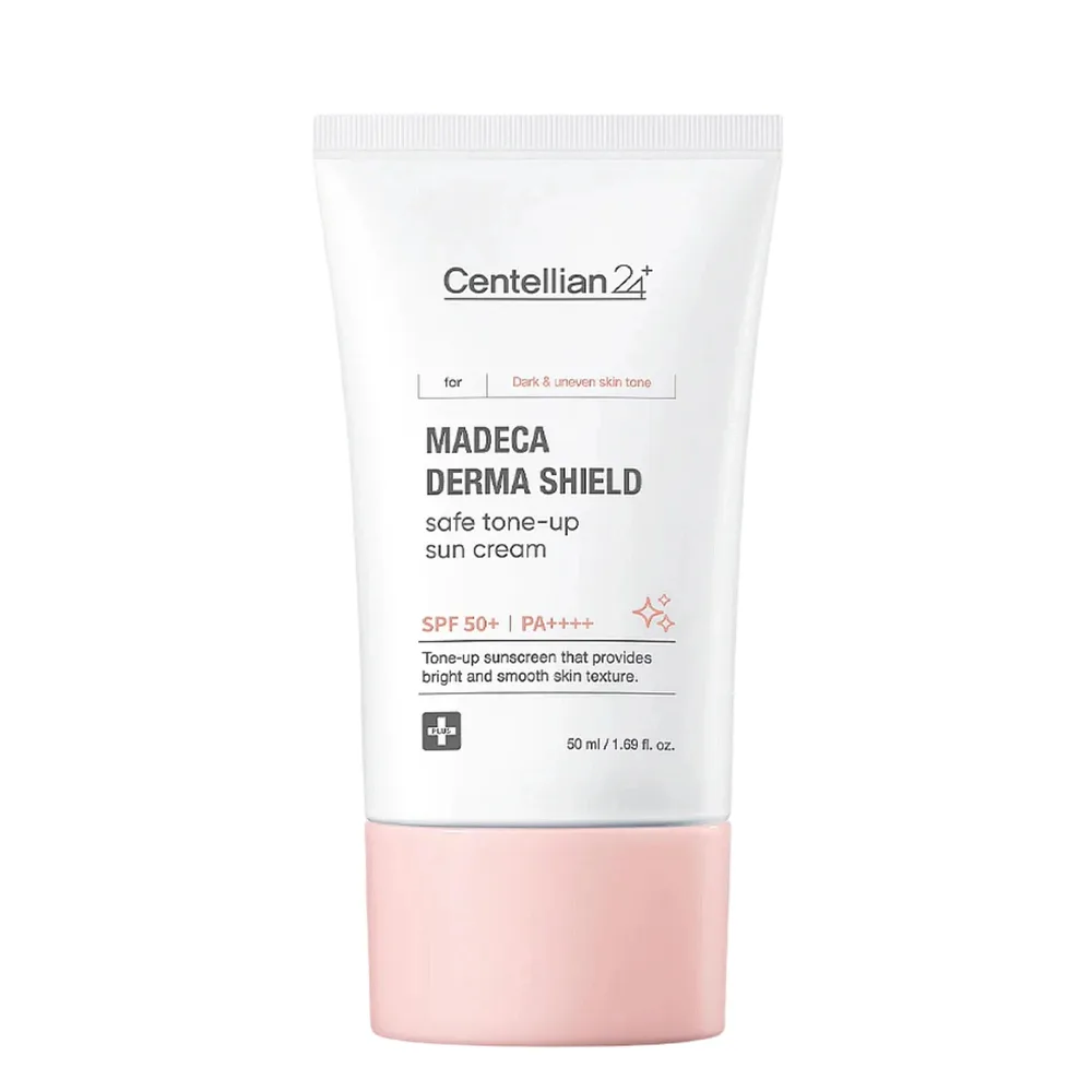 Крем солнцезащитный Centellian24 Madeca Derma Shield тонирующий с центеллой азиатской SPF50+ PA++++, 50 мл