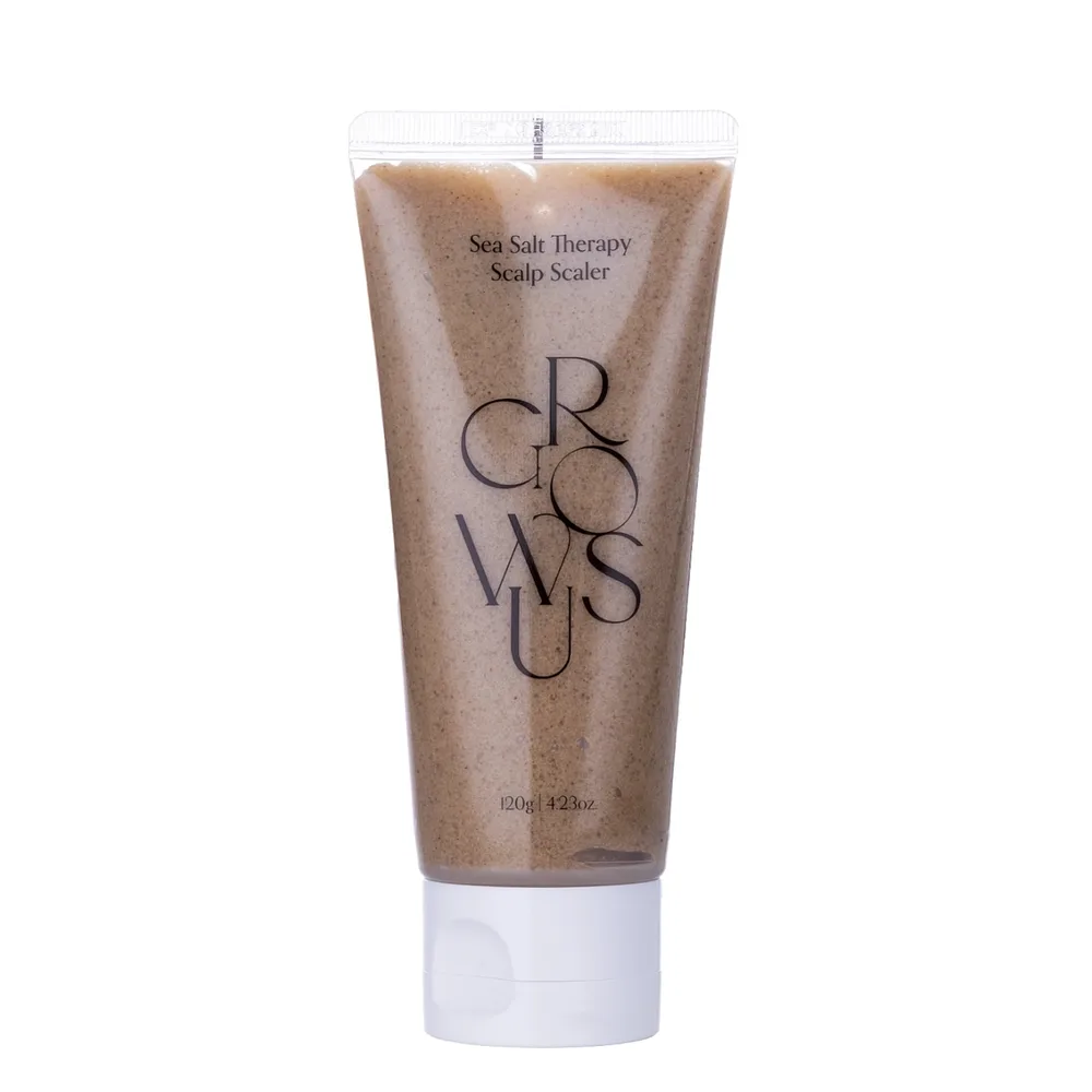 Пилинг для кожи головы Growus Sea Salt Therapy Scalp Scaler с морской солью и ментолом, очищающий, 120 г