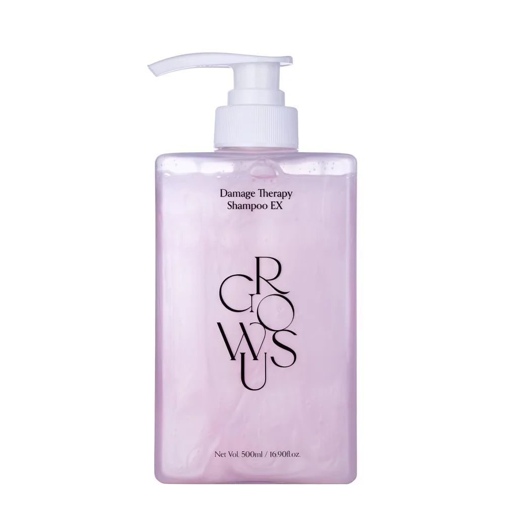 Шампунь для волос Growus Damage Therapy Shampoo EX восстанавливающий с коллагеном и протеинами, 500 мл