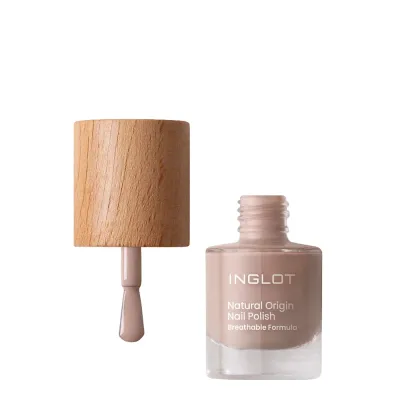 Лак для ногтей Inglot Natural Origin глянцевый, состав растительного происхождения, оттенок 004 Subtle Touch, 8 мл
