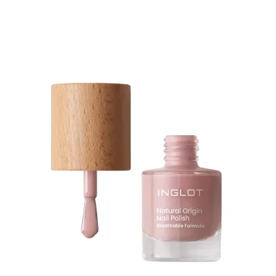 Лак для ногтей Inglot Natural Origin глянцевый, светлый розовый, оттенок 006 Free-Spirited, 8 мл