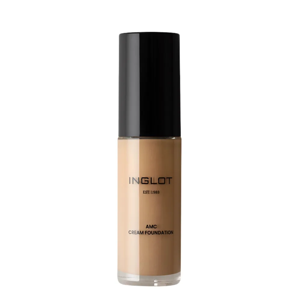 Тональный крем для лица Inglot AMC Foundation MW102 кремово-гелевая текстура, свежий финиш, 30 мл