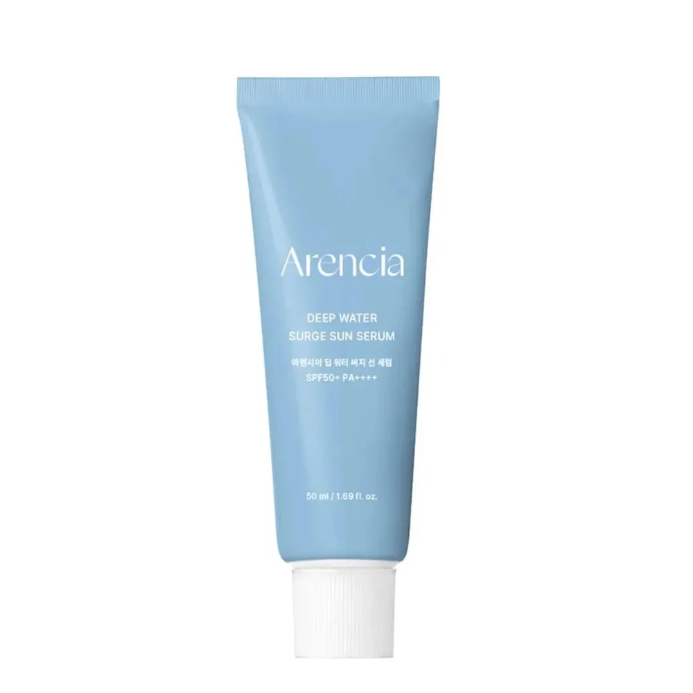 Средство солнцезащитное Arencia Deep Water Surge Sun Serum сыворотка для лица SPF50+ PA++++ увлажняющая, 50 мл