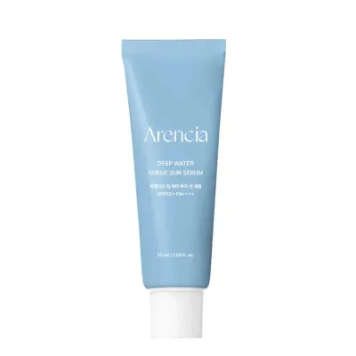 Средство солнцезащитное Arencia Deep Water Surge Sun Serum сыворотка для лица SPF50+ PA++++ увлажняющая, 50 мл