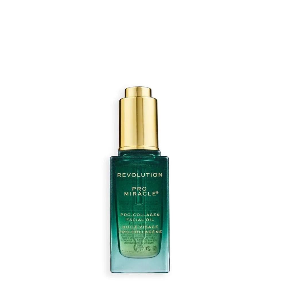 Масло для лица Revolution Pro Miracle Vegan Pro-Collagen питательное, с маслом жожоба, 30 мл
