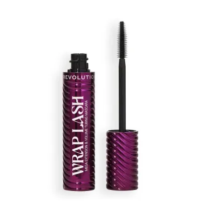 Тушь для ресниц Revolution Wrap Lash Tubing Mascara Burgundy бордовая, тюбинговая формула, смывается тёплой водой, 8,5 мл