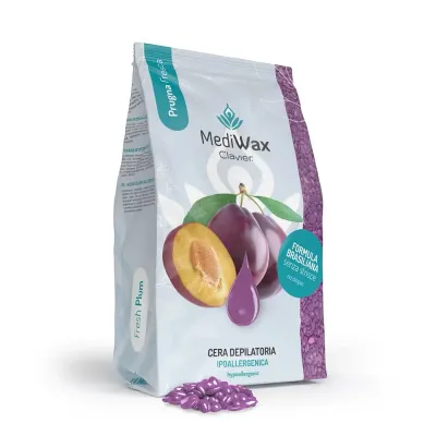 Воск для депиляции Clavier MediWax Fresh Plum в дропсах, для тела, 1 кг