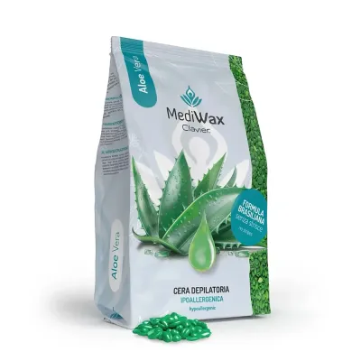 Воск для депиляции Clavier MediWax Aloe Vera в дропсах, для чувствительной кожи, 1 кг
