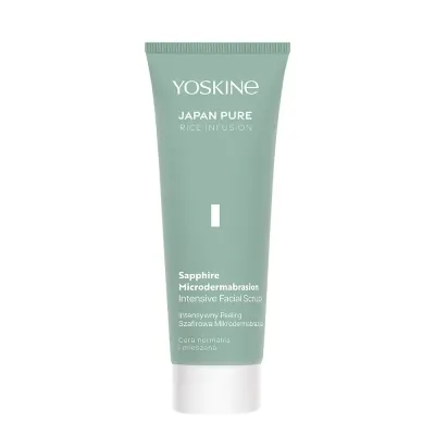 Микропилинг для лица Yoskine Japan Pure Rice Infusion сапфировый, отшелушивающий, 75 мл