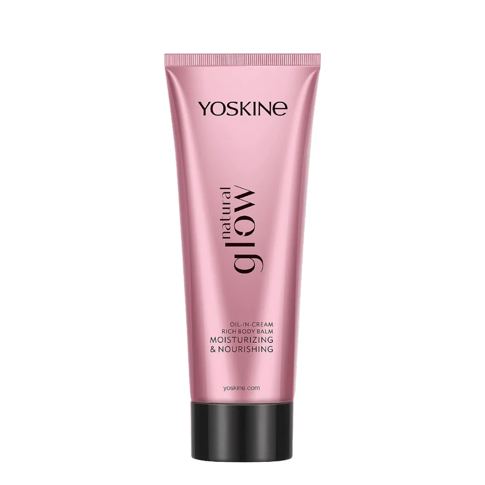 Бальзам для тела Yoskine Natural Glow oil-in-cream питательный увлажняющий, для сухой кожи, 200 мл